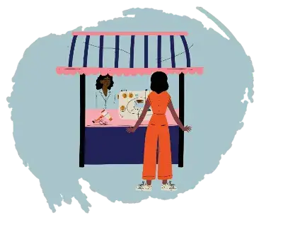 market stand